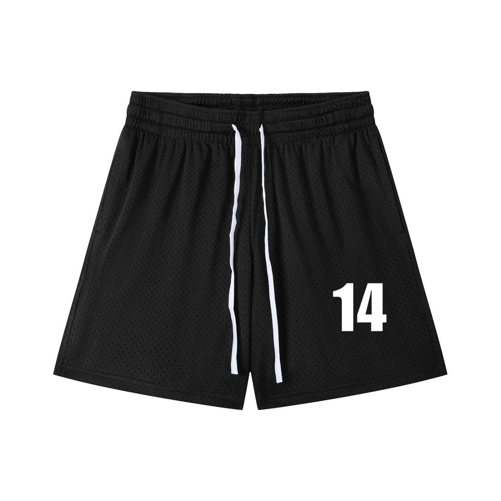 Mesh Drawstring Shorts