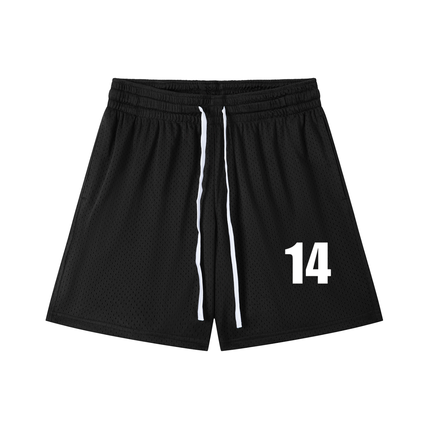 Mesh Drawstring Shorts